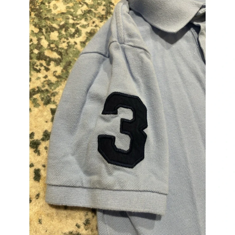 Polo Ralph‎ Lauren Boys  XL Gray Big Pony Custom Slim Fit Polo Shirt M10-12